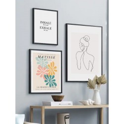 Постер в рамці "Inhale-exhale"