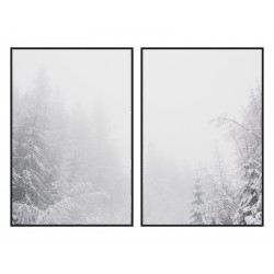 Комплект постеров "Snowy Forest"