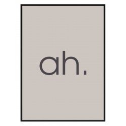 Постер "ah"