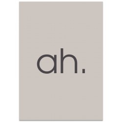 Постер "ah"