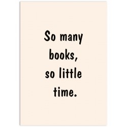 Постер "So many books..."