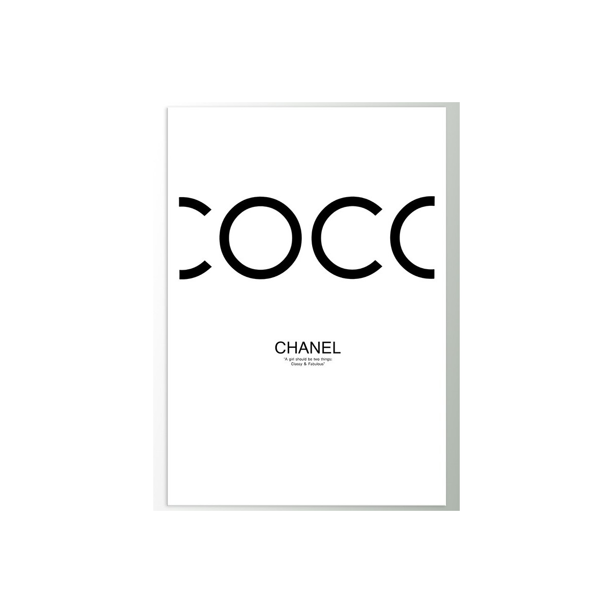 Постер "COCO Chanel"