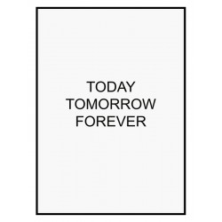 Постер в рамці "Назавжди"