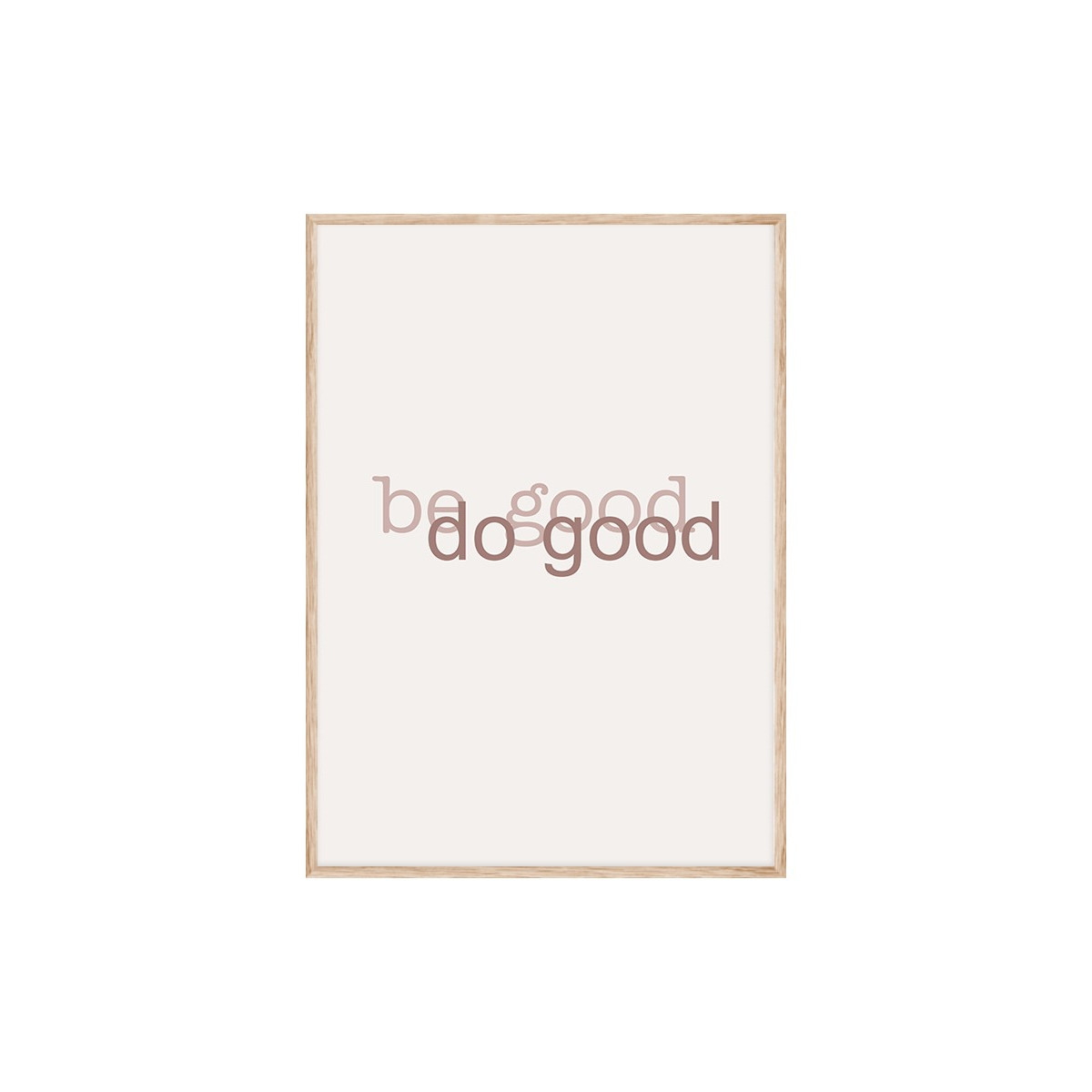 Постер в рамке "Good"