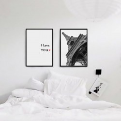 Постер в рамке "I love you"