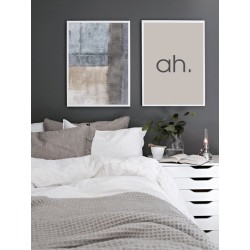 Постер в рамке "ah"