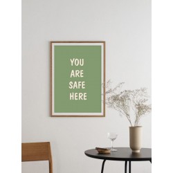 Постер в рамці "Ви тут у безпеці"