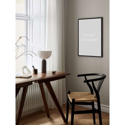 Постер в рамке "Стой прямо"