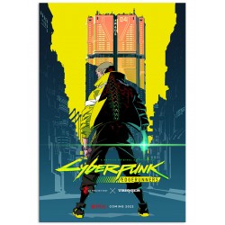 Постер "Anime Cyberpunk: Edgerunners"