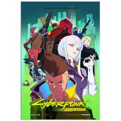 Постер "Anime Cyberpunk: Edgerunners"