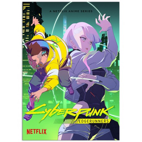 Постер "Anime Cyberpunk: Edgerunners"