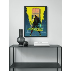 Постер "Anime Cyberpunk: Edgerunners"