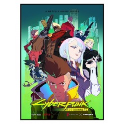 Постер "Anime Cyberpunk: Edgerunners"