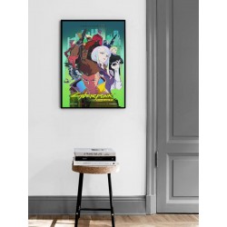 Постер "Anime Cyberpunk: Edgerunners"