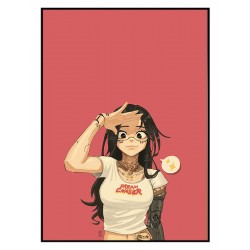 Постер "Anime Robot Girl"