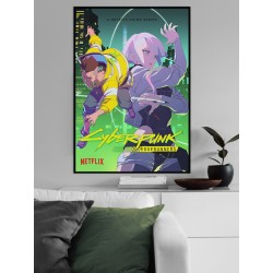 Постер "Anime Cyberpunk: Edgerunners"