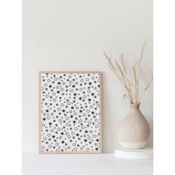 Постер в рамке "Asterisks"