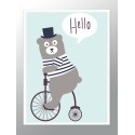 Постер в рамке "Hello"
