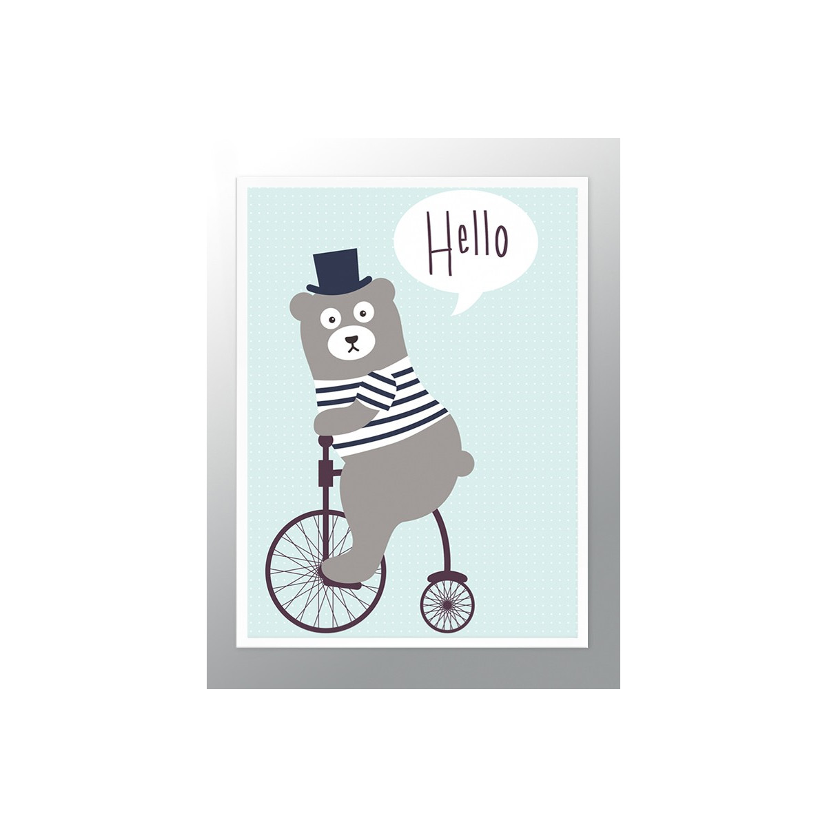 Постер в рамці "Hello"