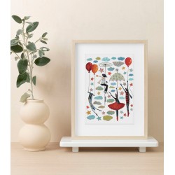 Постер в рамке "Dreamers"