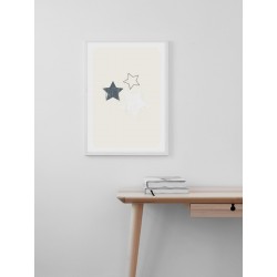 Постер в рамке "Asterisks"