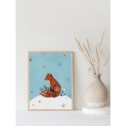 Постер в рамке "Fox"