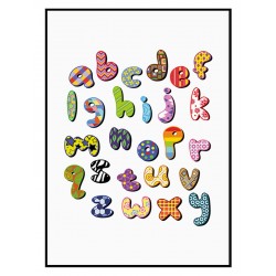 Постер в рамке "ABС"