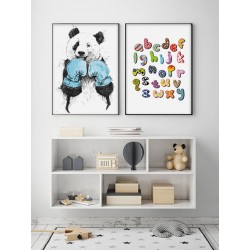 Постер в рамке "ABС"