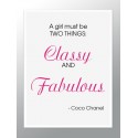 Постер в рамці "COCO Chanel"