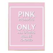 Постер в рамці "Pink"