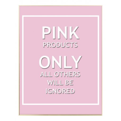 Постер в рамке "Pink"