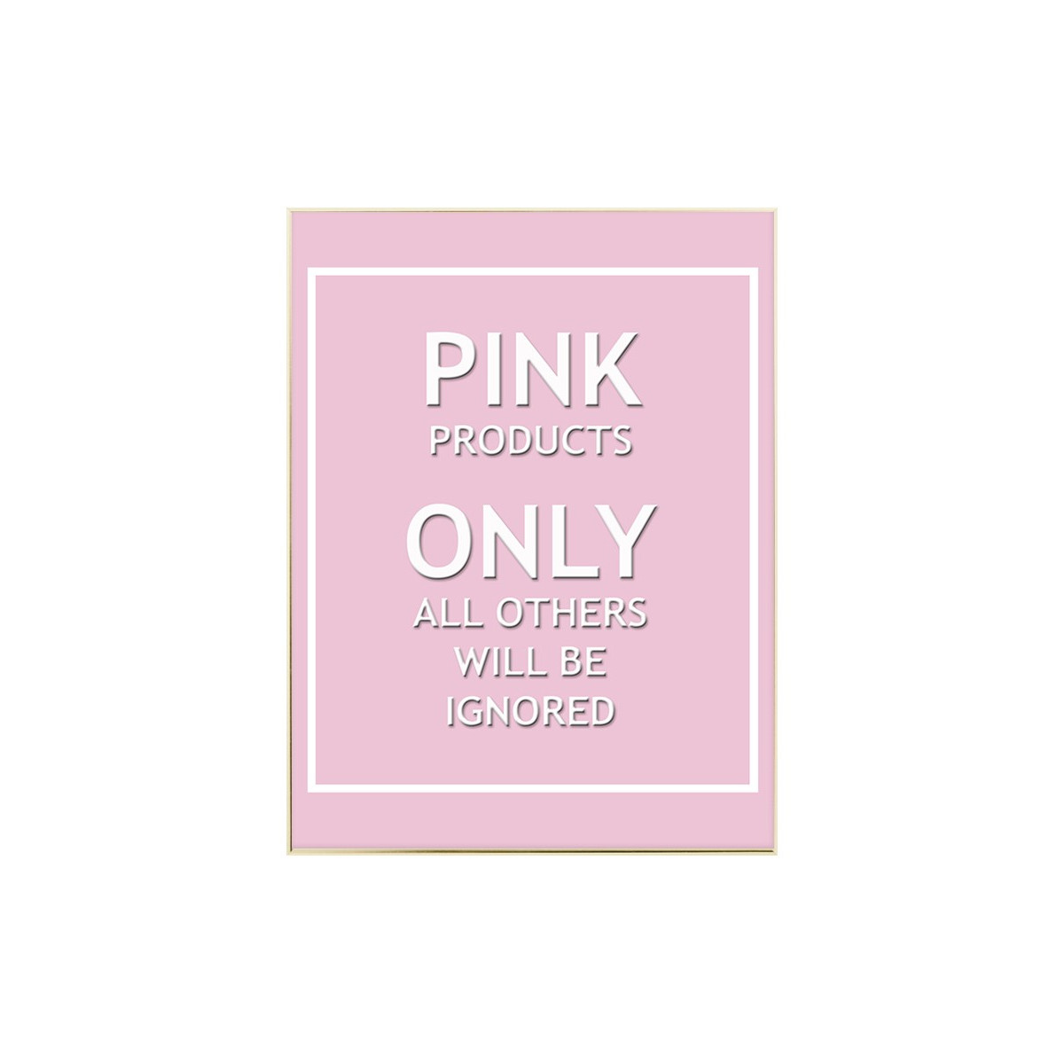 Постер в рамці "Pink"