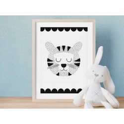 Постер в рамке "Аrt TIGER"