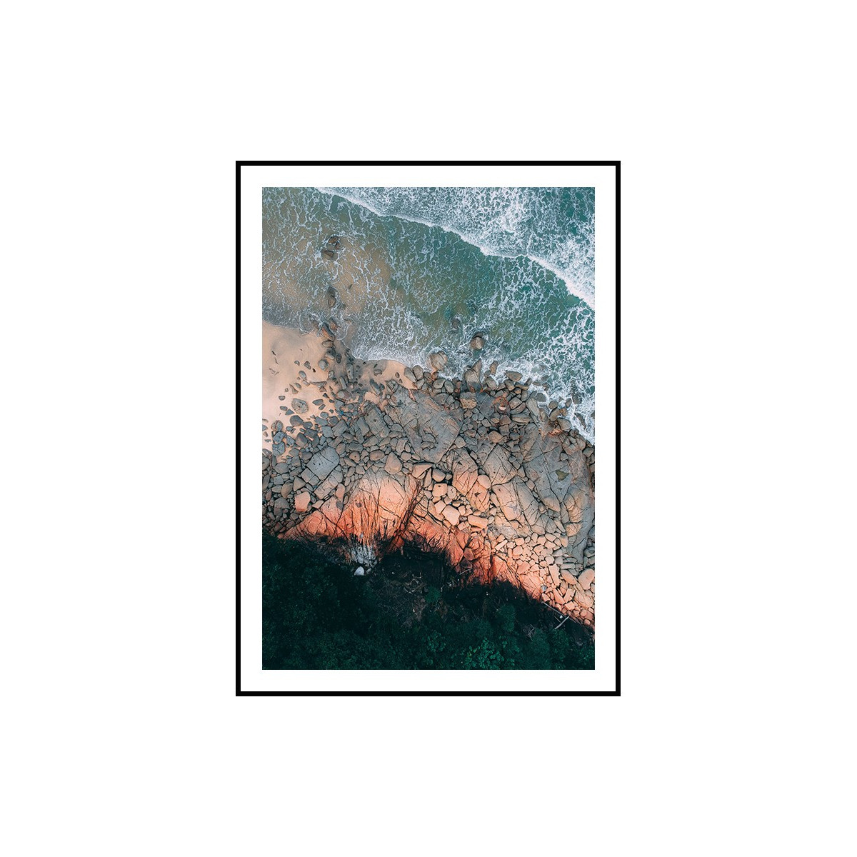 Постер в рамке "Waves"