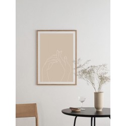 Постер в рамке "Нежность"