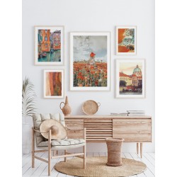 Постер в рамці "Квіткове поле"