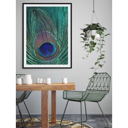 Постер в рамці "Павине перо"