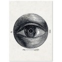 Постер "Eye Vintage Drawing"