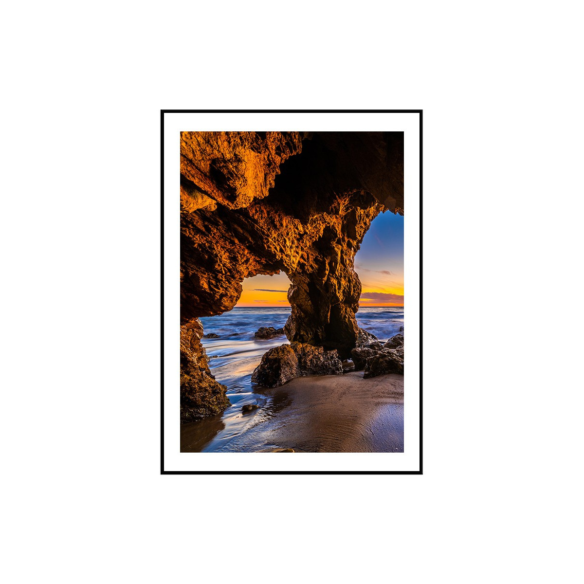 Постер в рамке "El Matador Beach"