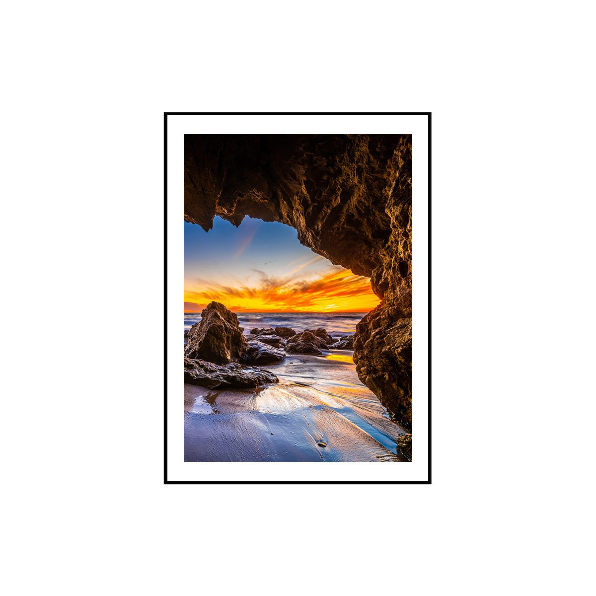 Постер в рамке "El Matador Beach"