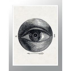 Постер в рамке "Eye Vintage Drawing"