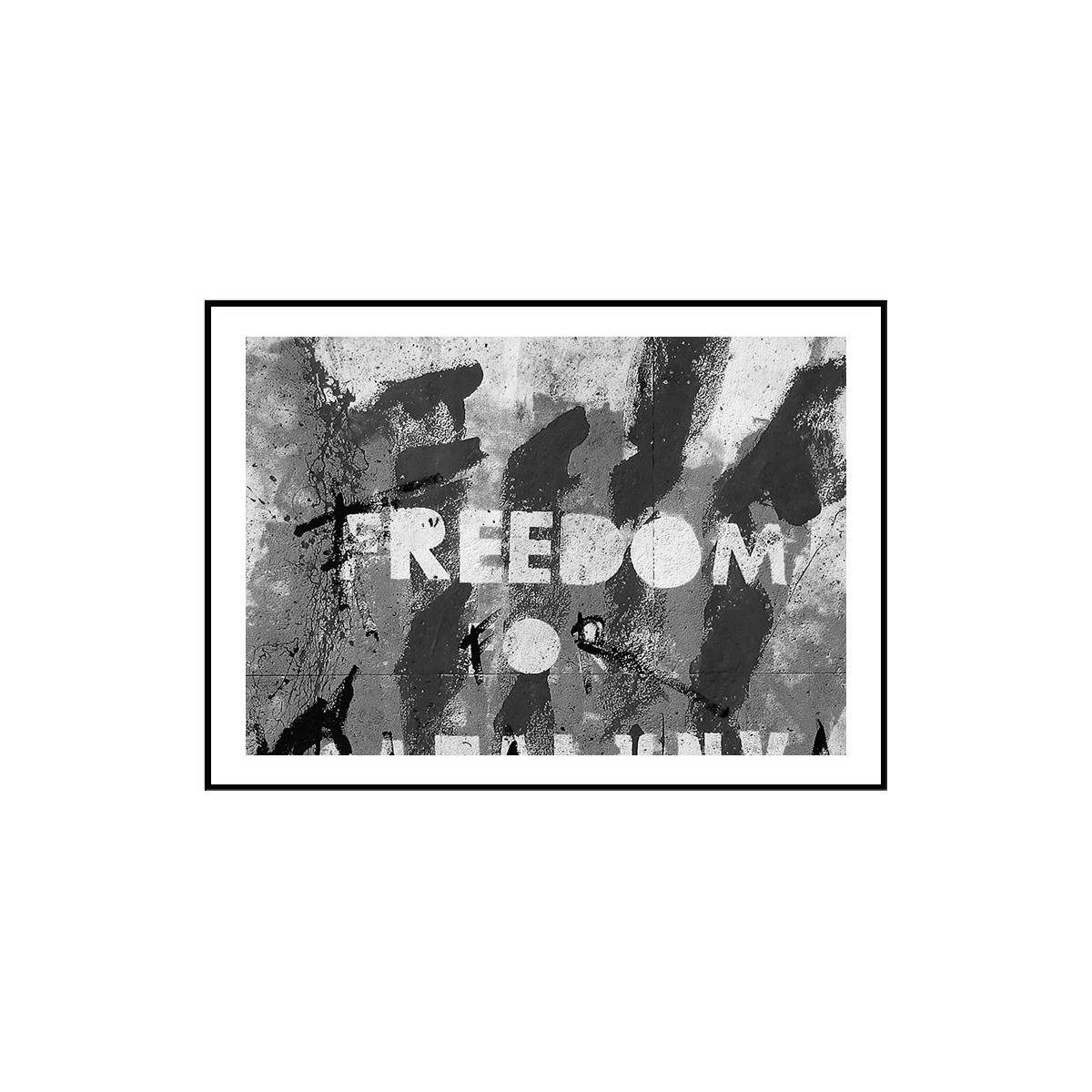 Постер в рамці "Freedom"