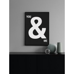 Постер в рамке "You&Me"