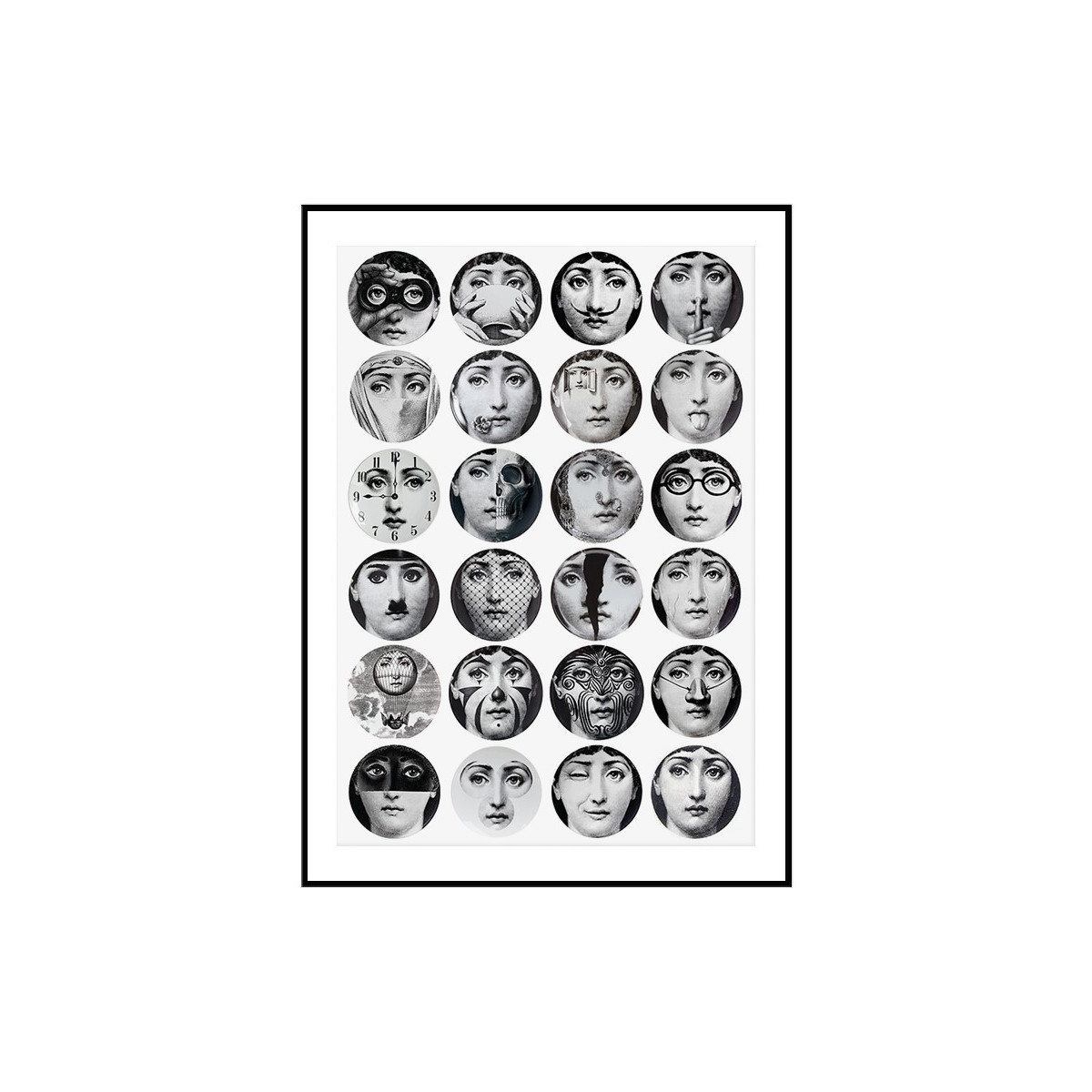 Постер в рамці "Design Piero Fornasetti"