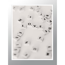 Постер в рамке "Love"