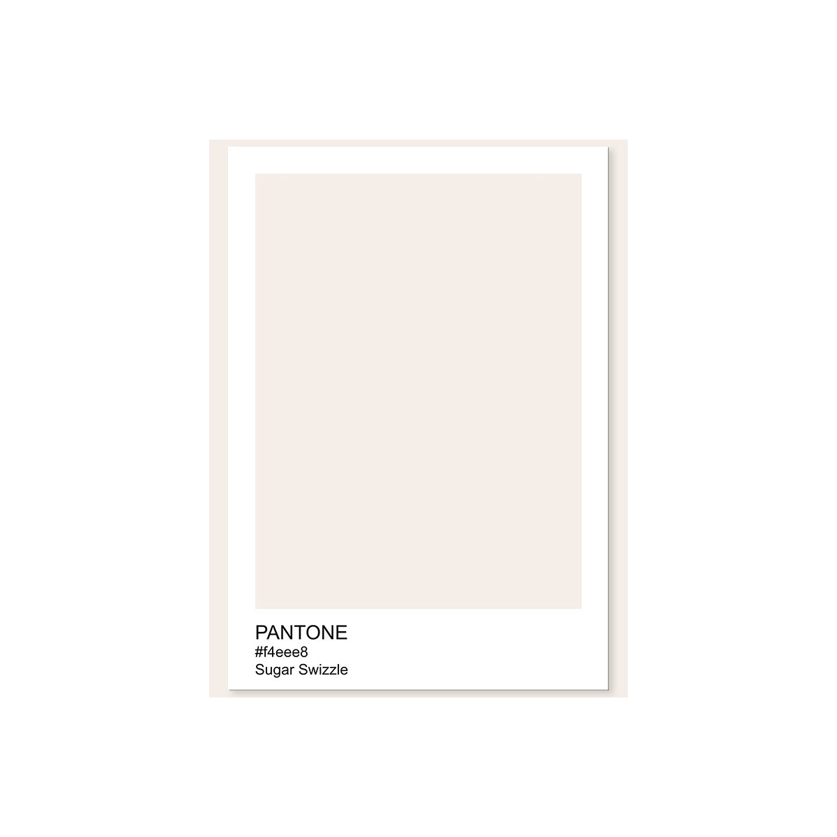 Постер "Pantone Sugar Swizzle"
