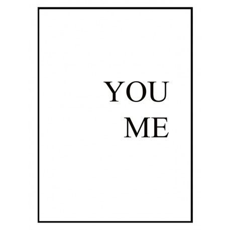 Комплект постеров в рамках "You me" Комплект постеров в рамках "You me"