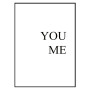 Комплект постеров в рамках "You me" Комплект постеров в рамках "You me"