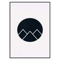 Комплект постерів в рамках "Mountains Art"