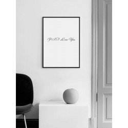 Постер "I love you"